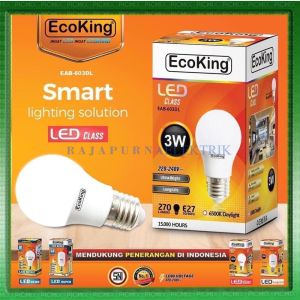 LAMPU LED ECOKING 3W - 18W SUPER TERANG - TAHAN LAMA 3 Watt - 18 Watt