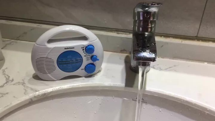 New Home Portable 4 Level Waterproof Radio AM FM Radio Player Bathroom ...