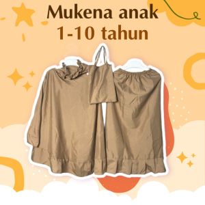 PERALATAN SHOLAT FASHION MUSLIM MUKENA ANAK PEREMPUAN UNTUK USIA 1-10 TAHUN