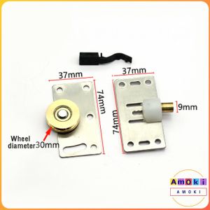 Amoki Sliding Door Rollers Wardrobe Nylon Pulley Hanging Wheel Cabinet Concave Caster