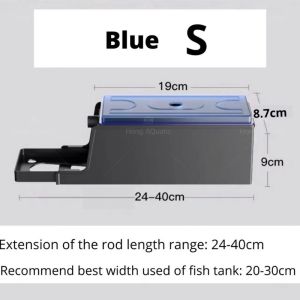 Aikenn Aquarium Filter Box Top Filter Drip Wall Mounted Water Purifier Adjustable Fish Tank Rumah Tangga