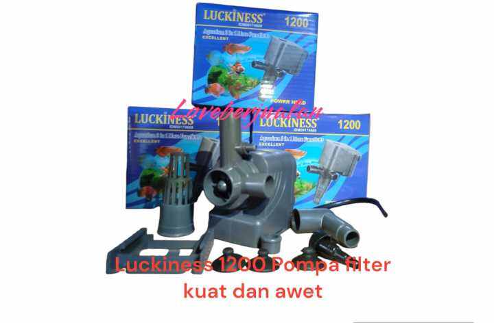 Luckiness 1200 Pompa Filter Mesin Powerhead Aquarium Kolam Ikan Hias