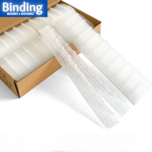 Lock Press Binder / Binding Strip / Lock Binder /Press Binding Comb A4 (per 10 peices) {BlackWhiteBlueTransparent}