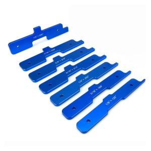 7Pcs Router Setup Block Woodworking Router Depth Gauge Aluminum Routers Setup Bar Spacer Block