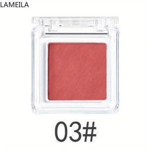High-Pigment Blush Powder Palette: Waterproof Eyeshadow & Highlighter - Easy-Apply Compact with Matte Finish