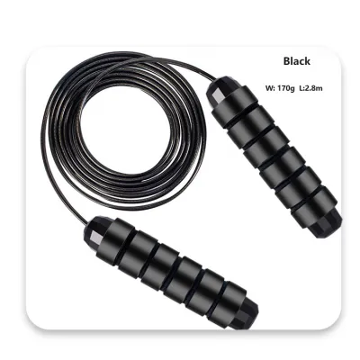 【✅SG stock】Professional Skipping Rope Adjustable Jumping rope Anti-Tangle With Ball Bearings for Women Men and Kids with Foam Handles for Fitness Home Exercise & Slim Body