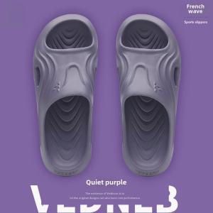 35VEIDOORN Mens Sporty Outdoor Sandals Summer Thick Bottom Basketball Slippers Swimming Anti-slip Beach Shoes Comfortable Slip-On