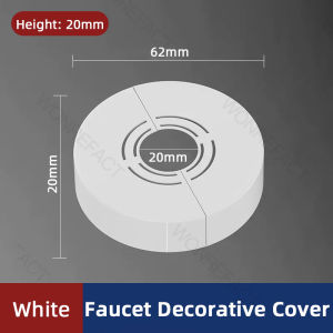 ก๊อกน้ำอุปกรณ์เสริมก๊อกน้ำสำหรับห้องครัวฝาครอบเต้ารับฝักบัวท่อตกแต่งวาล์วฉากในห้องน้ำที่คลุมตกแต่งทนทาน
