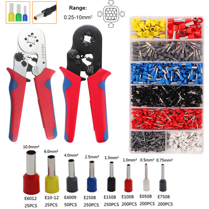 Pin Type Ferruler 1200PCS Wire Ferrules, Insulated Crimp Pin Terminal Kit for Electrical ...
