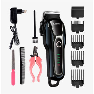 Xiaomi KM-1991 Professional Pet Hair Clipper - Rechargeable Cordless Dog Cat Grooming Kit Quiet Low Noise Hair Remover Machine with Safety Guard for Pets
