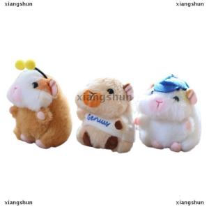 [COD] xiangshun Cartoon Hamster Plush Toy Keychain Cute Stuffed Animal Doll Keyring Car Key Holder Bag Pendant Backpack Hanging Decoration Gifts
