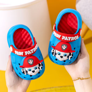 I know Paw Patrol Kids Crocs-Style Sandals - Summer Non-Slip Bath & Home Slippers for Boys & Girls (2025 New Arrival)
