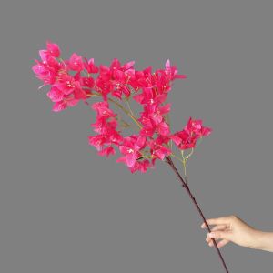 MUNCHX 76cm Simulation Flower Real Touch 24/51 Heads Silk Flower Multi Color Fake Bougainvillea Spectabilis Wedding
