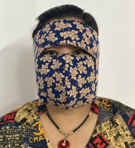 Khẩu trang ninja che kín mặt chống nắng hiệu quả chất cotton 3 lớp thoáng mát