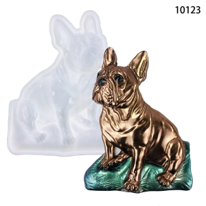 Large Dog Wall Hanging Mold Silicone Resin Mold Dog Shaped Epoxy Casting Molds for Wall Decorations Handmade Craft