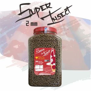 Makanan Pakan Pelet Super Insect Premium Untuk Koi Mas Koki Kontes IKANESIA