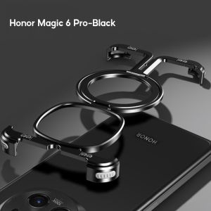 OATSBASF โลหะพับหน้าจอโทรศัพท์กรณีในตัว-ในขาตั้งสำหรับเกียรติเวทมนตร์วี2/เกียรติเวทมนตร์วี3/6