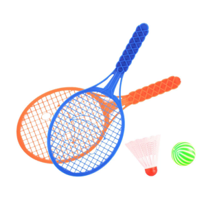Kids Plastic Sports Racket Safe Toy Tennis Racket Set Badminton Racket Set For Hand Eye Coordination