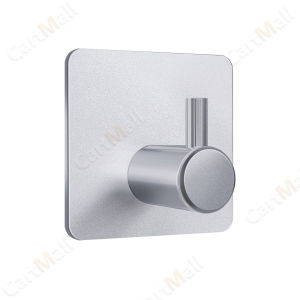Stainless Steel Towel Hooks Wall Door Clothes Kitchen Bathroom Rustproof Self Adhesive Towel Holder 3M Hooks