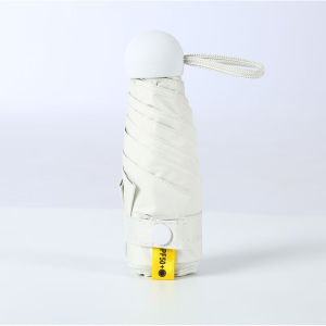Mini Capsule Sun Umbrella With Box Ultraviolet-Proof Sunny Rain Round Umbrella Portable Various Colors Anti-Ultraviolet Dual-use Mini 50% off Stacks Ultra