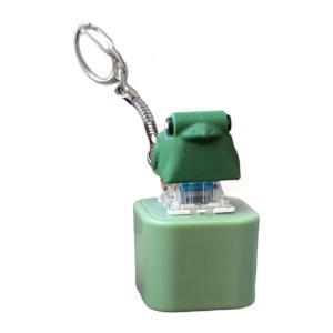 Frogs Keycap Fidgets Toy With Sound & Light Effects Portable Stress Relief Sensory Press Button For Keyboards Enthusiasts