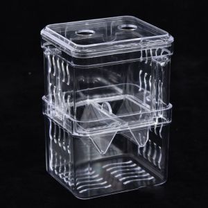 JNFGTV Multi Size Aquarium Breeder Box Durable Acrylic Betta Fish Tank Divider Fish Hatchery Safe Fish Breeding Isolation Box Fish Breeding