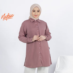 Nafisa Loria - Kemeja Atasan Muslim Wanita Size Kompit