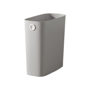Plastic Trash Bin Rubbish Bin Small Slim Wastebasket Garbage Recycling Bins Dustbin for Narrow Spaces Kitchen Bathroom Office
