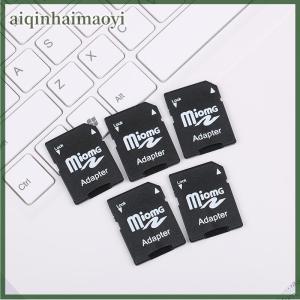 aiqinhaimaoyi 5pcs Micro SD Trans Flash TF để SD SD HC Bộ chuyển đổi thẻ nhớ chuyển đổi màu đen