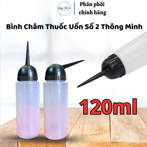Bình châm thuốc có vạch chia bình xịt tra thuốc dập tóc nhỏ gọn  tiện lợi chuyên dụng cho salon - 120ml