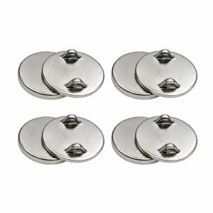 STYLETENK 4Pairs Brooch to Fridge Brooch To Fridge Converter ic DIY Accessories Badge ic Conversion Kit Durable Lapel Pin Badge