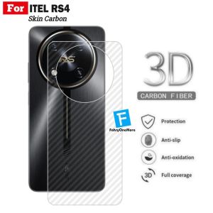 Skin Carbon Itel Rs4 S24 Garskin Pelindung Belakang Handphone