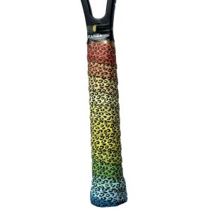 WEHUAN Sticky Grip Sweat Band Skidproof 3D Printing Tennis Overgrips Fishing Rod Accessories Lasting Badminton Grip Tape Badminton Racket