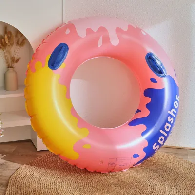 GOOGOO BIRD New Splashes Artistic Modern Design Swimming Ring Float For Kids & Adults Pelampung Kanak-kanak Dan Dewasa