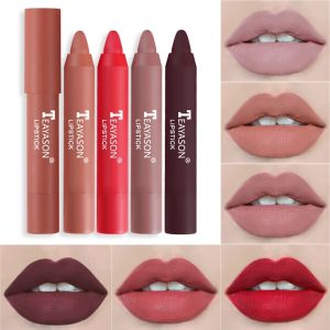 【สไตล์ธรรมชาติ】ถ้วยผิวด้านลิปสติกสีเวลเว็ดไม่ติดถ้วย12สีละเอียดอ่อนกันน้ำเรียบเนียนไม่ซีดคงทนลิปสติกแต่งหน้าริมฝีปาก