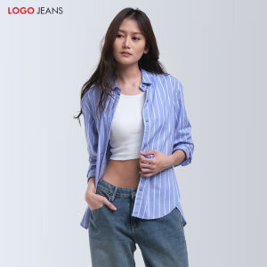 Logo Jeans Kemeja Wanita Rhea 24A59L5BI