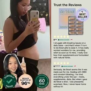 Moom Health De/Bloat On The Go Digestive Relief Capsules (10 Capsules)