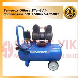 Shengyik Semprox Oiless Oilless Silent Type Air Compressor 50L SAC5001