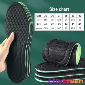 Elle Cotton Insoles for Shoes Deodorization Sweat Absorption Insert Sport Shoes Running Pads