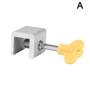Child Safety Sliding Screen Window Security Lock Door Limiter Latch Key Restrictor Sash Stop Alloy