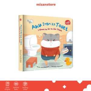 Buku Seri Cerita Balita: Aku Ingin ke Toilet - Bilingual (Boardbook)