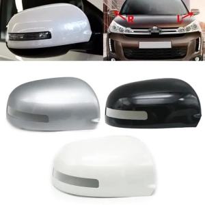 For Peugeot 4008 For Citroen C4 Aircross 2012-2017 Exterior Door Wing Side Rearview Mirror Cover Housing Shell Cap Case Trim