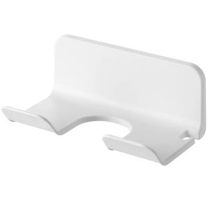 Hair Dryer Holder Rack Wall Mounted Adhesive Hair Straightener Dryer Holder No-drill Bathroom Organizer Storage Rack Accessories