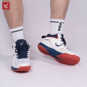 Giày Bóng Chuyền Cầu Lông Bóng Bàn Wika Netic-Tặng kèm tất dệt kim 25k+hộp