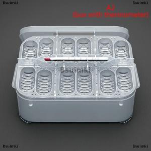 [COD] Bsuimki 12 reptile EGG incubating ถาดวัดอุณหภูมิ DIY บ่มตุ๊กแกงูจิ้งจก