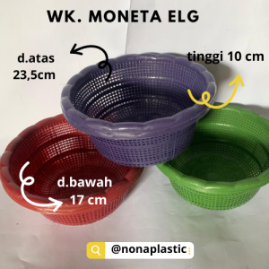 Wakul Moneta elegant modern serbaguna paket 1 sd/ 500 pcs  berdimensi 235 cm