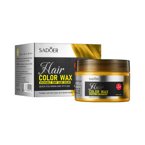 Color Hair Wax Long-Lasting Styling Wax Temporary Hair Color Mud for Voluminous Look