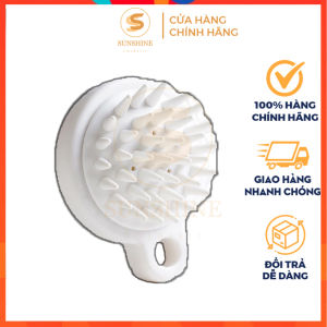 Lược Gội Đầu Silicon Mát Xa Da Đầu Giảm Rụng Kích Thích Mọc Tóc (Trắng)