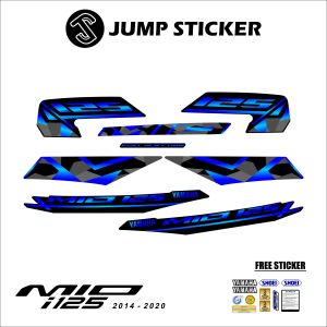 Stiker Striping Mio i125 - Mio M3 2014 - 2020 grafis variasi 021
