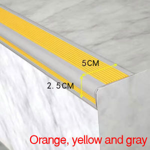 Stair Rubber Nosing Stair Anti-Slip Adhesive Strip Resistant Rubber Self Adhesive Stair Edge Protect